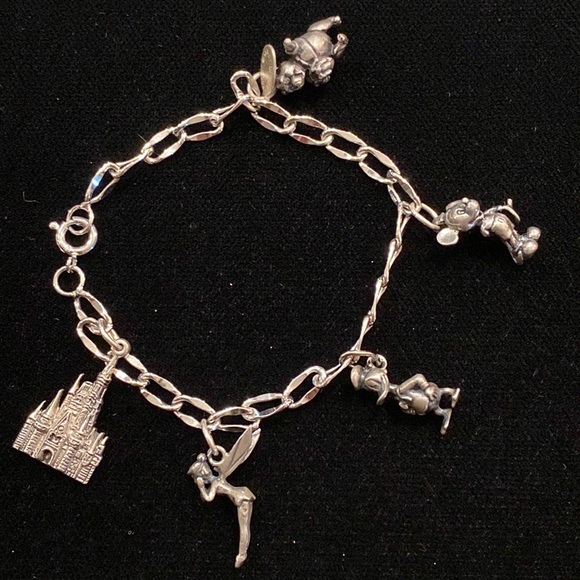 Walt Disney Sterling Charm Bracelet - Picture 8 of 11
